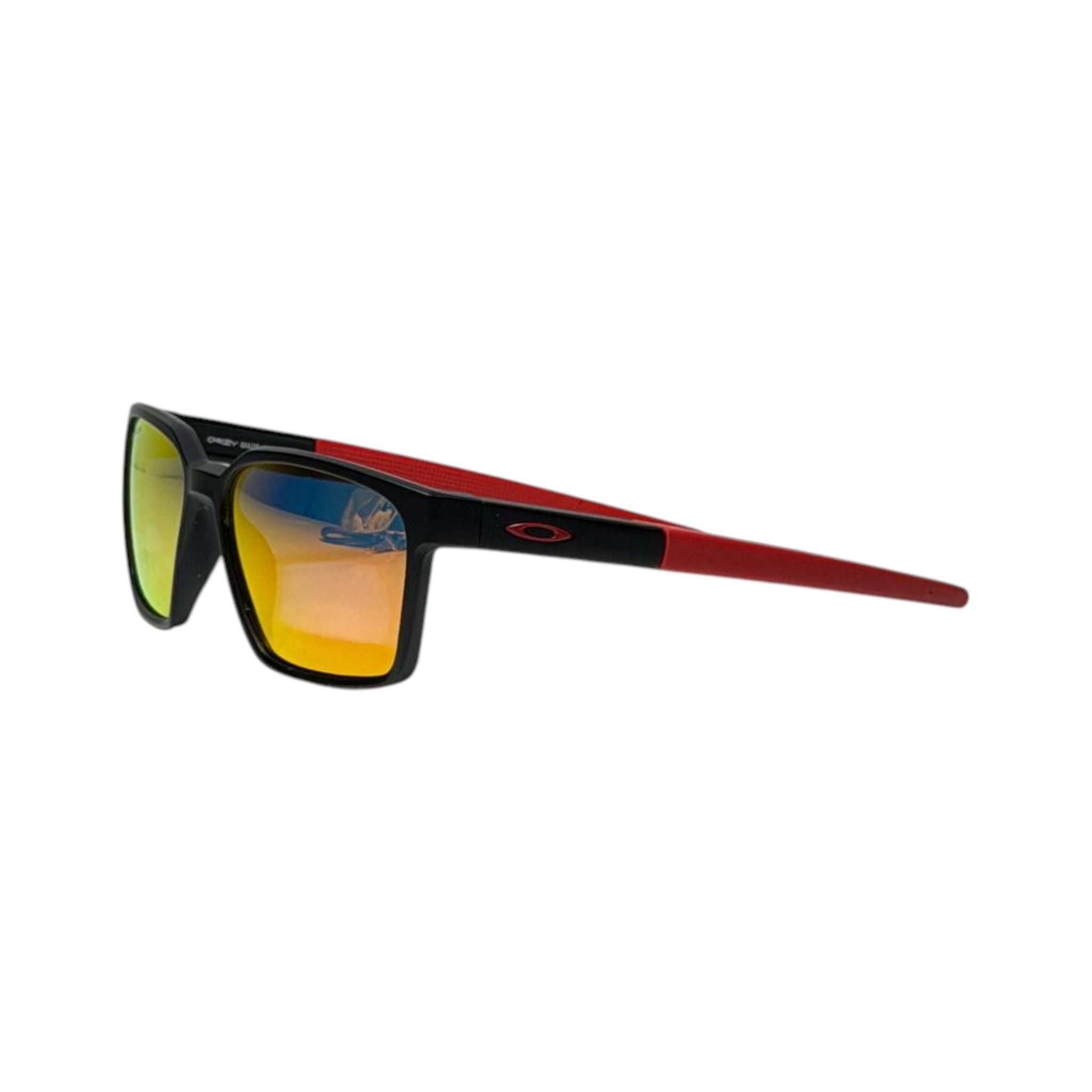 🕶️ Oakley Holbrook Sport Sunglasses – Red Edition with Fire Mirror Lense