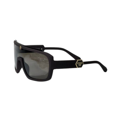 🕶️ Philipp Plein Shield Sunglasses – Black Gold Signature Edition