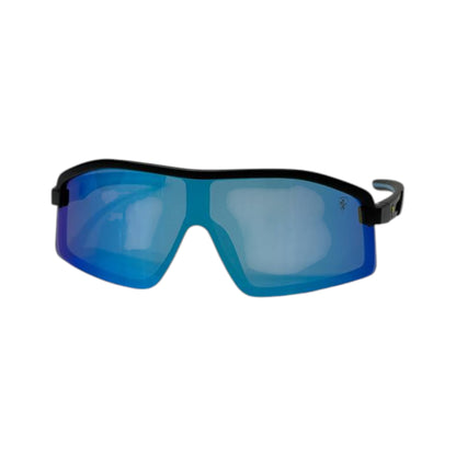 🕶️ Ferrari Blue Shield Visor Sunglasses – Racing Edition