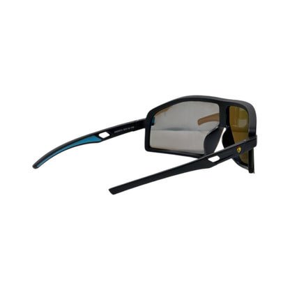 🕶️ Ferrari Blue Shield Visor Sunglasses – Racing Edition