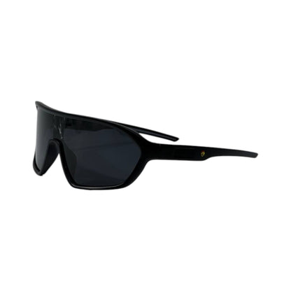 🕶️ Ferrari Black Shield Sunglasses – Stealth Edition