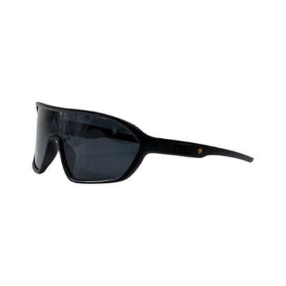 🕶️ Ferrari Black Shield Sunglasses – Stealth Edition