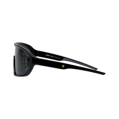 🕶️ Ferrari Black Shield Sunglasses – Stealth Edition