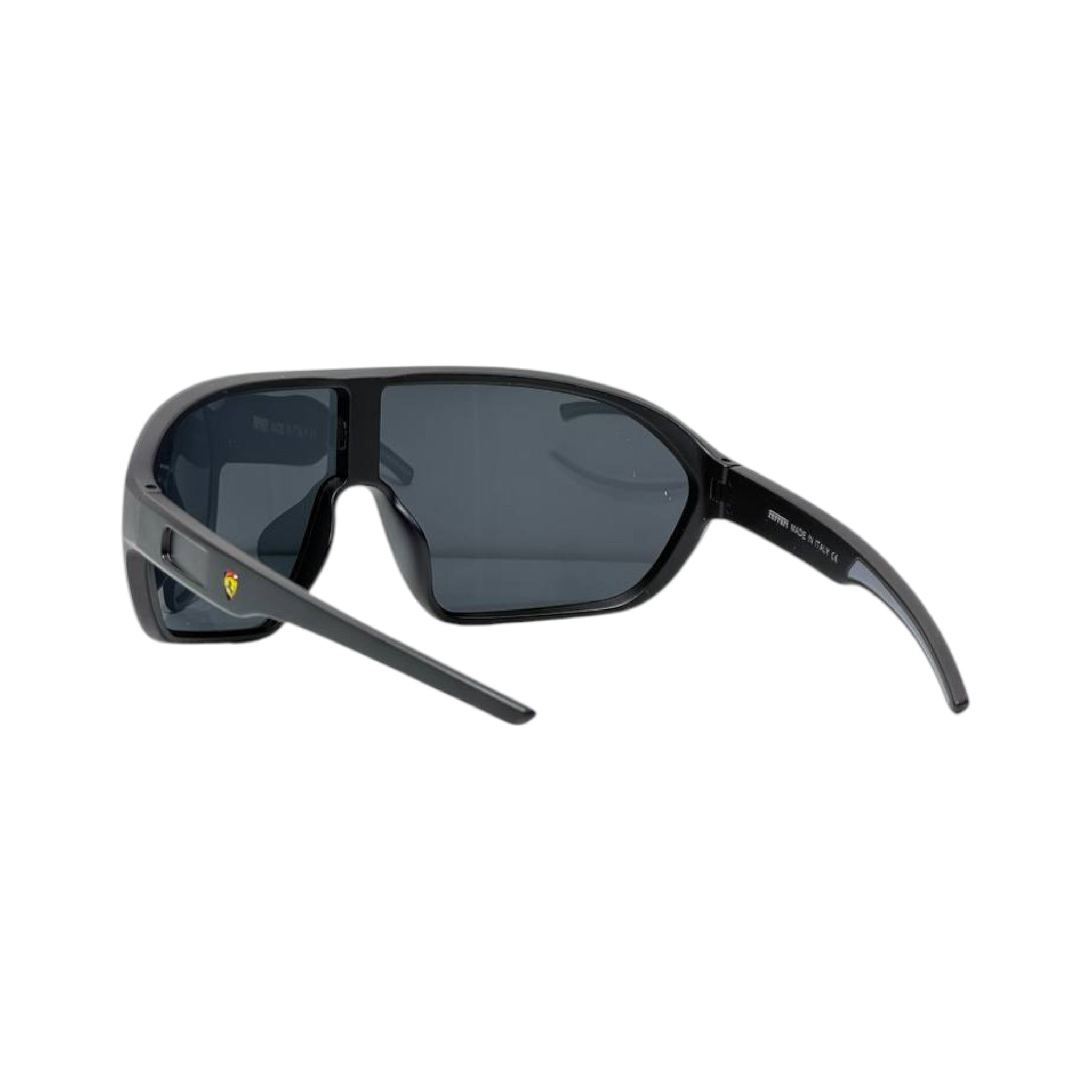 🕶️ Ferrari Black Shield Sunglasses – Stealth Edition