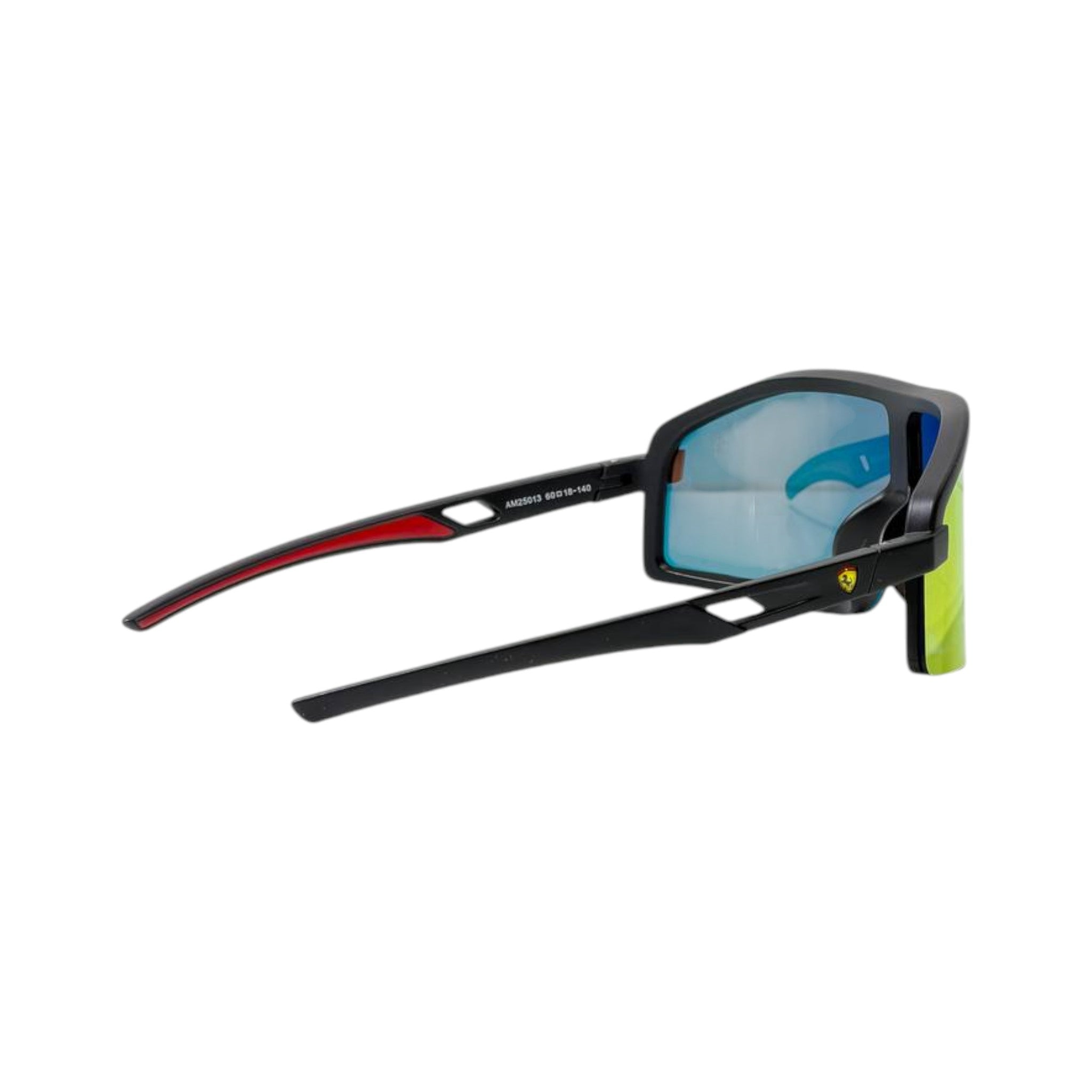 🕶️ Ferrari Red Mirror Shield Sunglasses – Racing Flame Edition