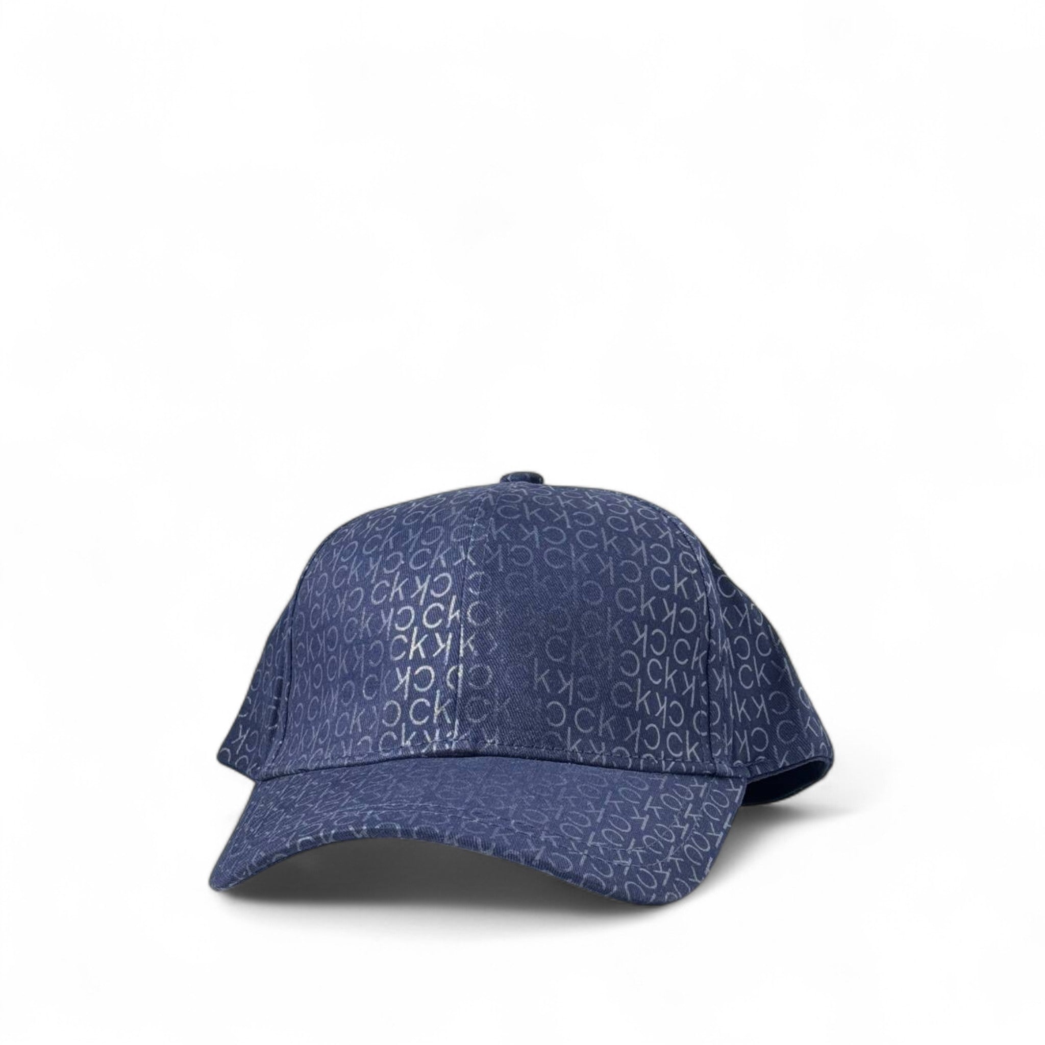 Calvin Klein CK Monogram Denim Cap 🔵 Allover Logo Street Style