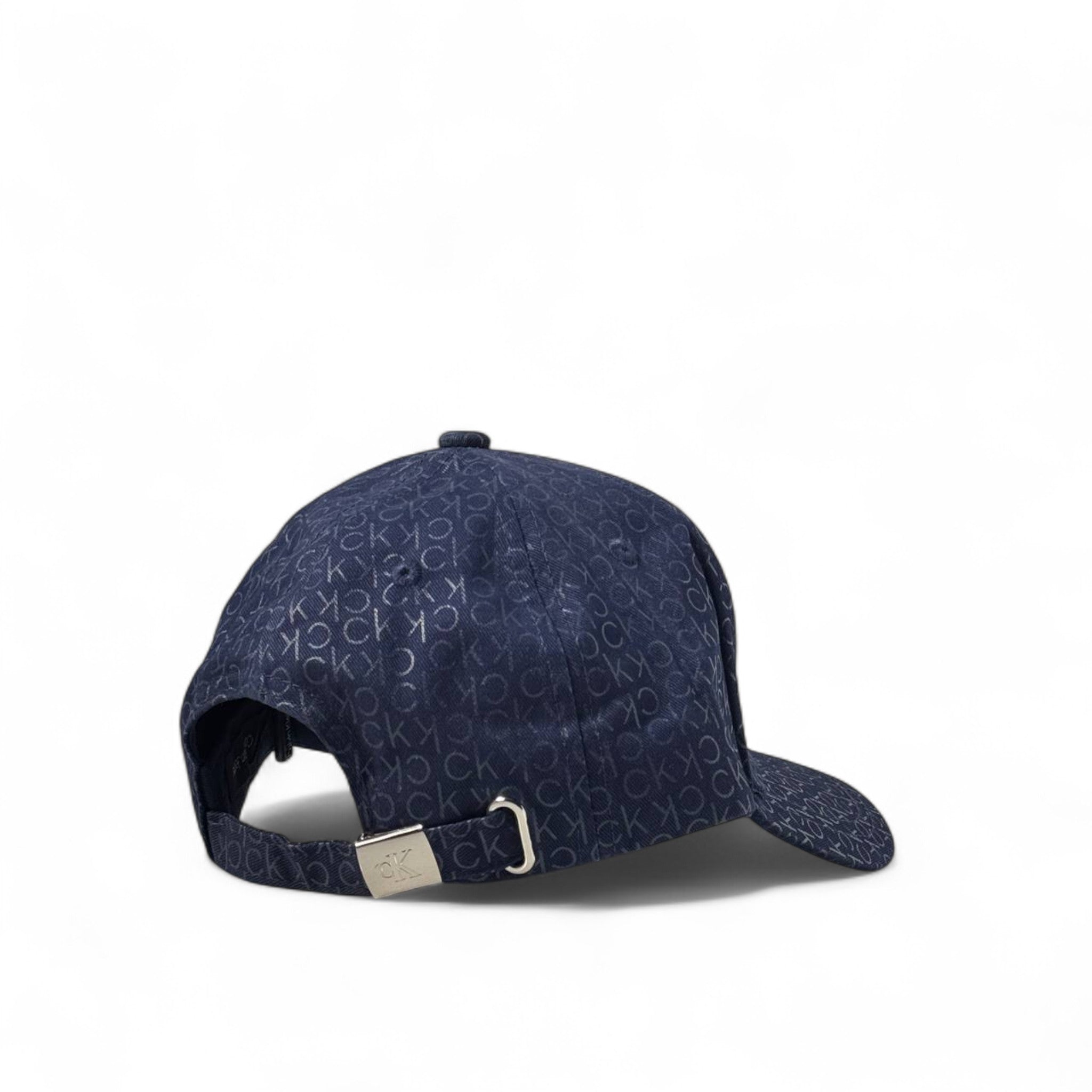 Calvin Klein CK Monogram Denim Cap 🔵 Allover Logo Street Style