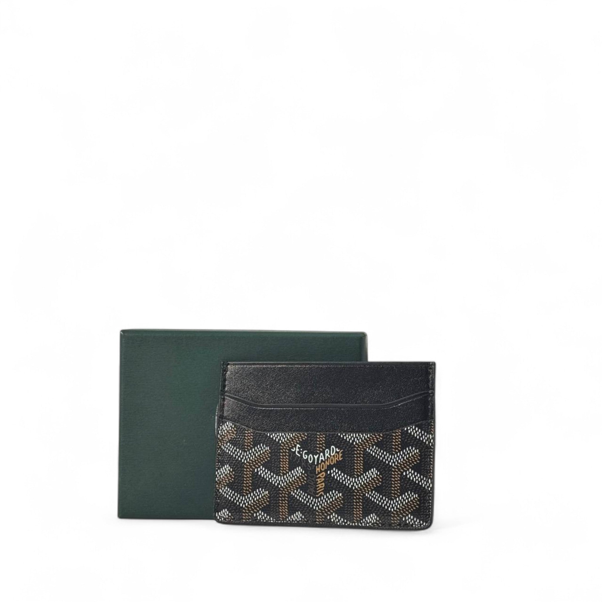 Goyard Saint Sulpice Card Holder – Classic Black Elegance 🖤🇫🇷