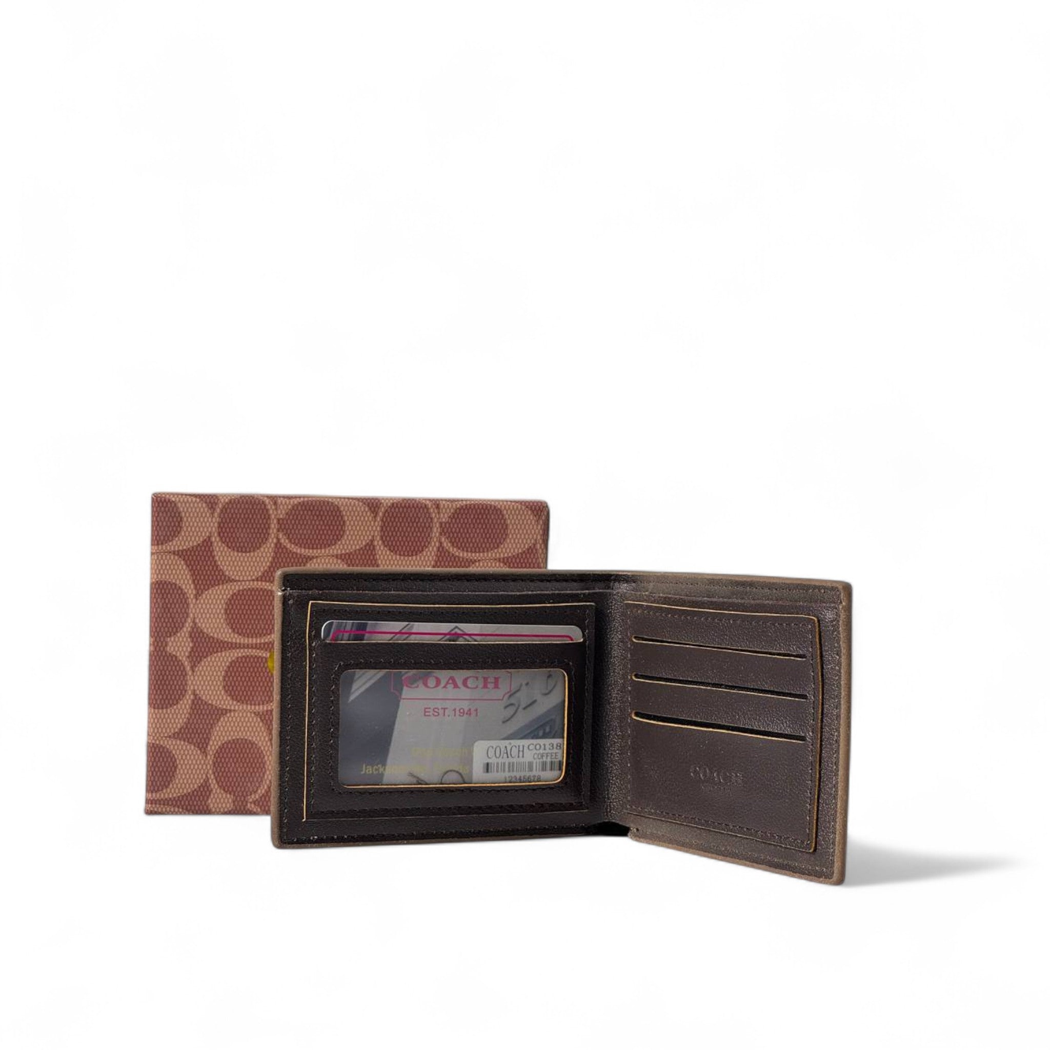 Coach Signature Monogram wallet  – Classic Elegance 🪙✨