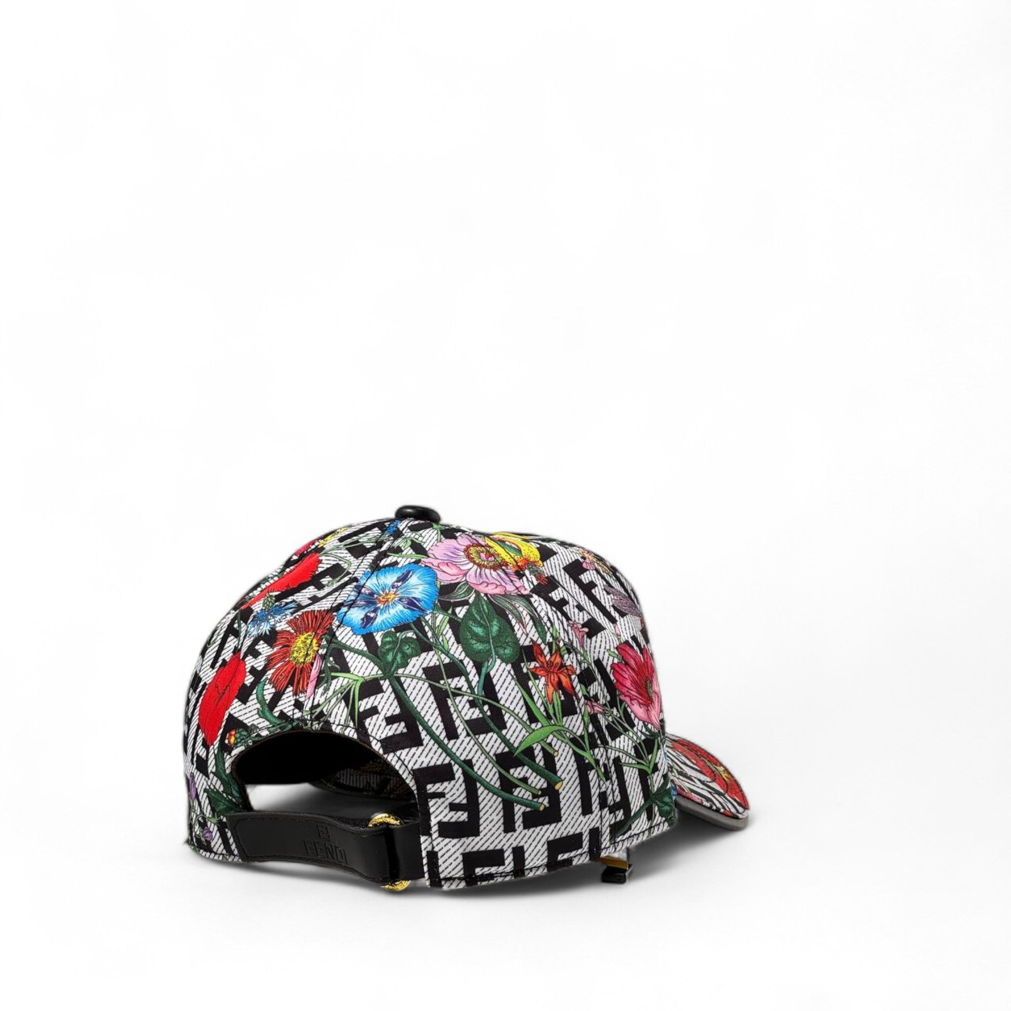 🌸 Fendi-Inspired Floral FF Cap – Bloom Loud, Wear Proud 🧢🦋