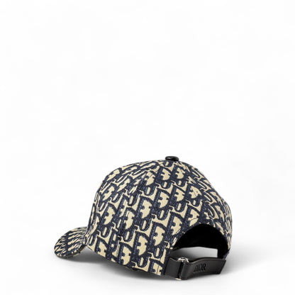🧢 Dior-Inspired All-Over Monogram Cap – Classic Luxe, Modern Edge 💼✨