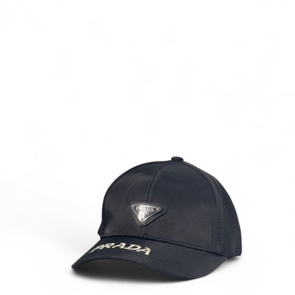 🖤 Prada-Inspired Black Satin Cap – Iconic Elegance with Street Cred 🧢✨