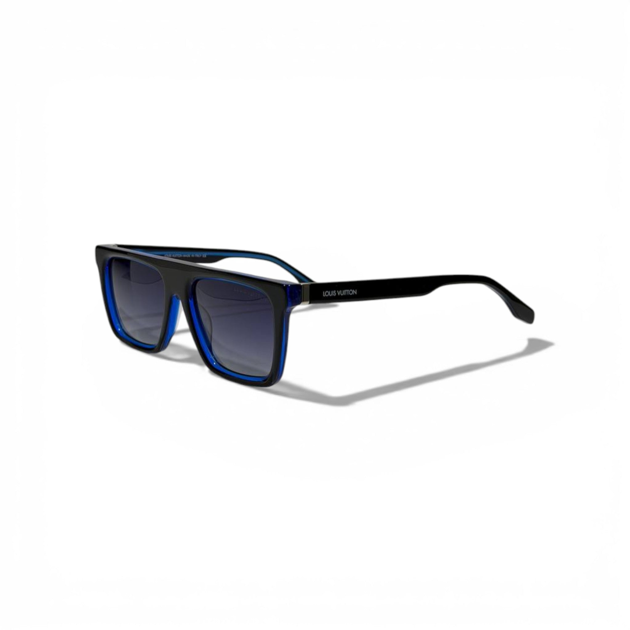 Louis Vuitton Luxury Blue Square Sunglasses – Bold Designer Statement 🕶️✨