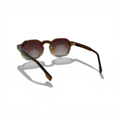 MOSCOT Round Vintage Sunglasses – Brown Gradient Frame 🕶️✨