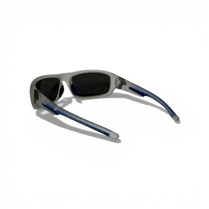 Oakley Polarized Sport Sunglasses – Grey & Blue Performance Frame 🕶️⚡