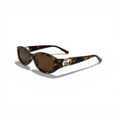 Gucci GG Oval Tortoiseshell Sunglasses – Luxury Designer Eyewear 🕶️✨
