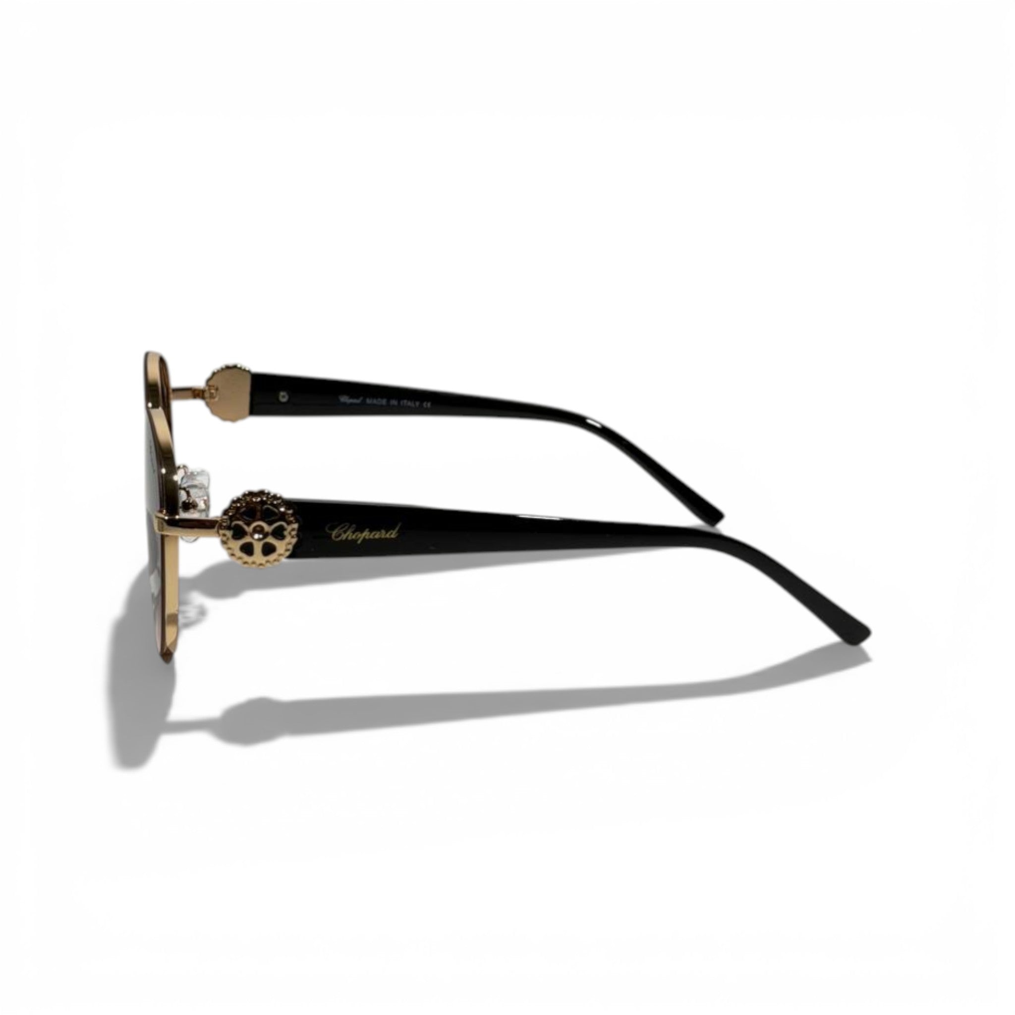 Chopard Round Gold Sunglasses – Luxury Gradient Designer Eyewear 🕶️✨
