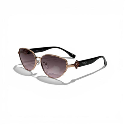 Fendi FF Aviator Sunglasses – Gold Frame Luxury Designer Eyewear 🕶️✨