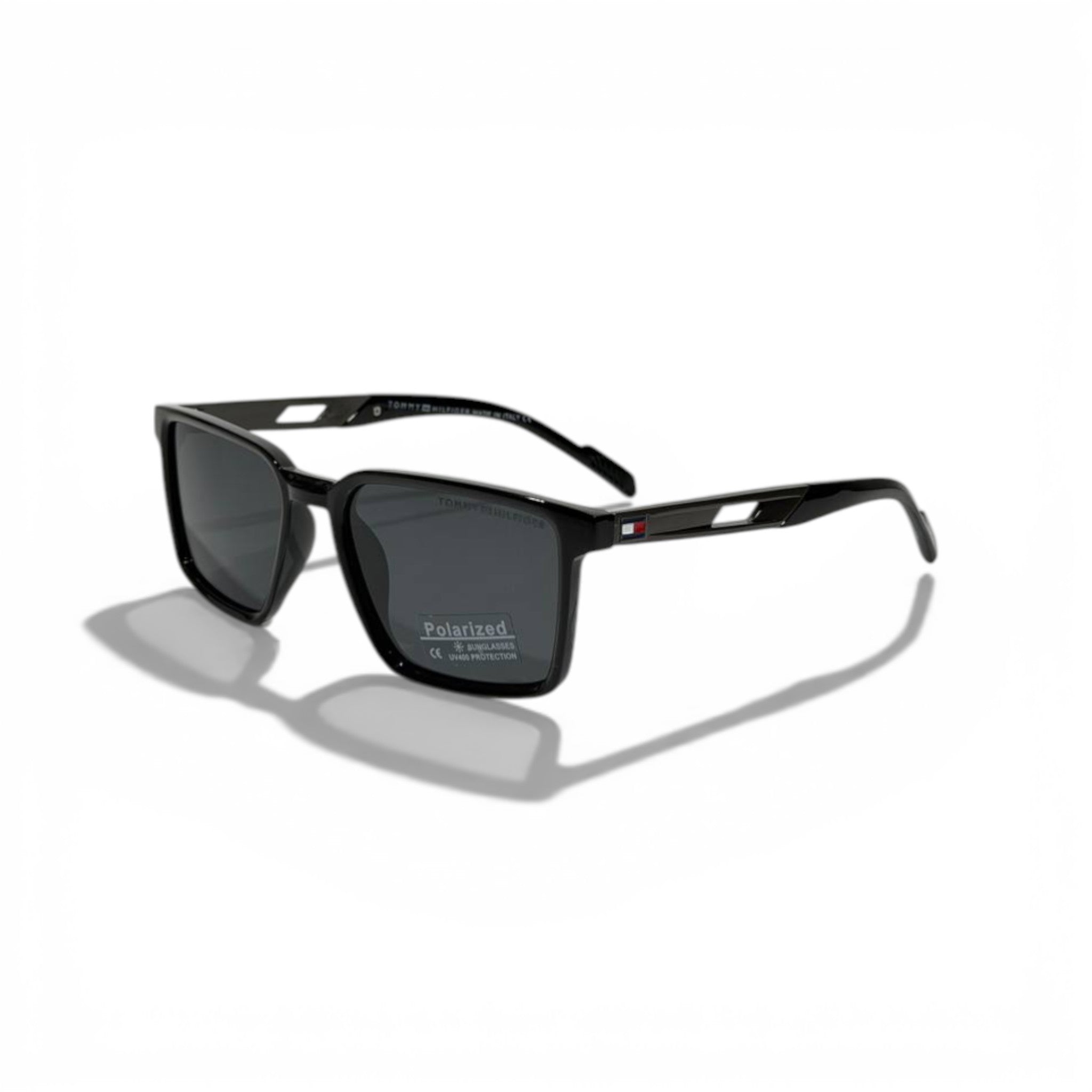 Tommy Hilfiger Polarized Sunglasses 🕶️🇺🇸 | Classic Black Frame Luxury Shades 😎✨ UV Protection