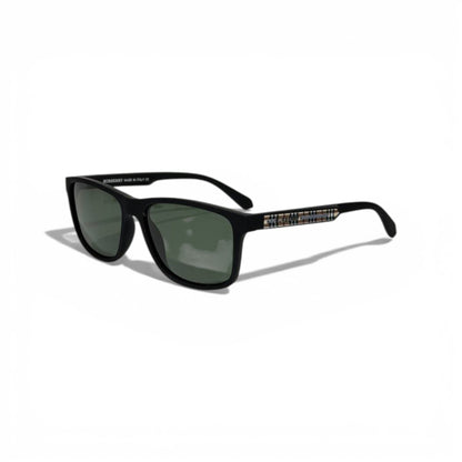 Burberry Designer Sunglasses 🕶️💎 | Black Frame Green Lens Luxury Shades 😎🔥 Classic Check Style