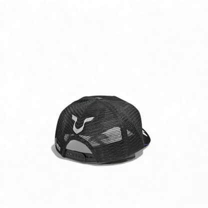 🧢 Mercedes-Benz Black Mesh Trucker Cap – Classic Star Logo Edition