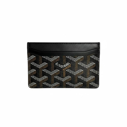 Goyard Black Monogram Card Holder 🖤✨ | Premium Slim Wallet | Unisex Designer Essential