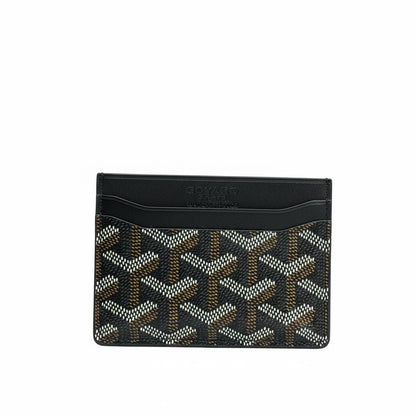 Goyard Black Monogram Card Holder 🖤✨ | Premium Slim Wallet | Unisex Designer Essential