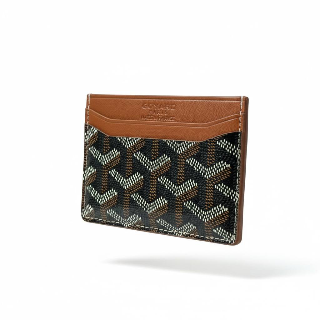 Goyard Tan Monogram Card Holder 🤎✨ | Premium Slim Wallet | Unisex Designer Essential