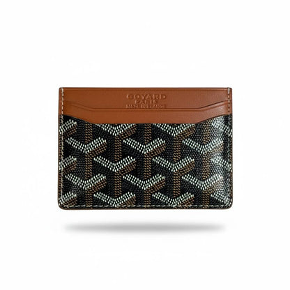 Goyard Tan Monogram Card Holder 🤎✨ | Premium Slim Wallet | Unisex Designer Essential