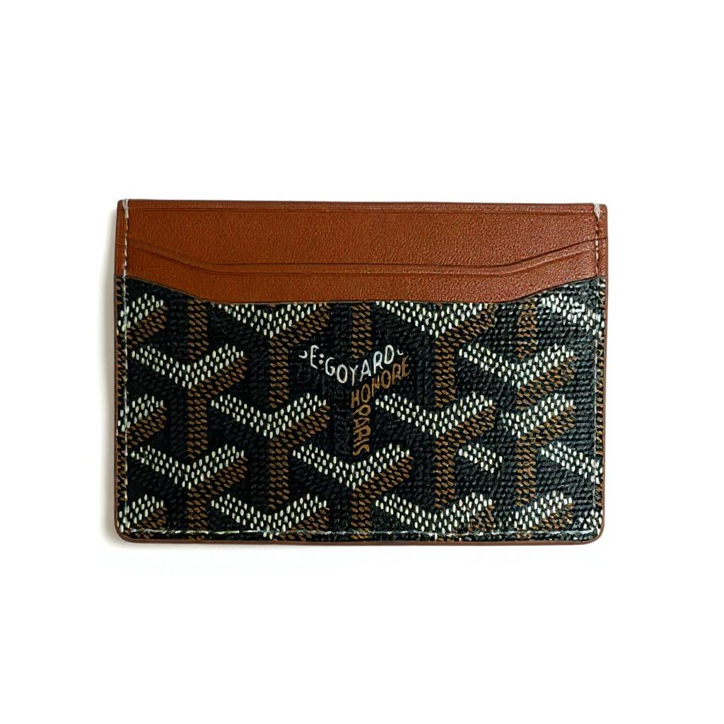 Goyard Tan Monogram Card Holder 🤎✨ | Premium Slim Wallet | Unisex Designer Essential