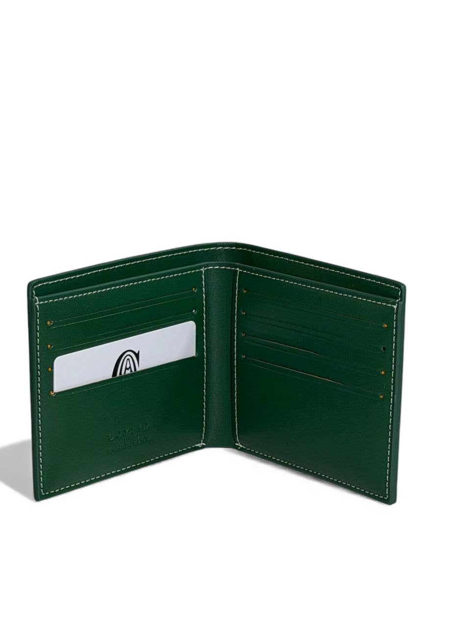 Goyard Green Monogram Bifold Wallet 💚✨ | Premium Designer Luxury for Men & Women