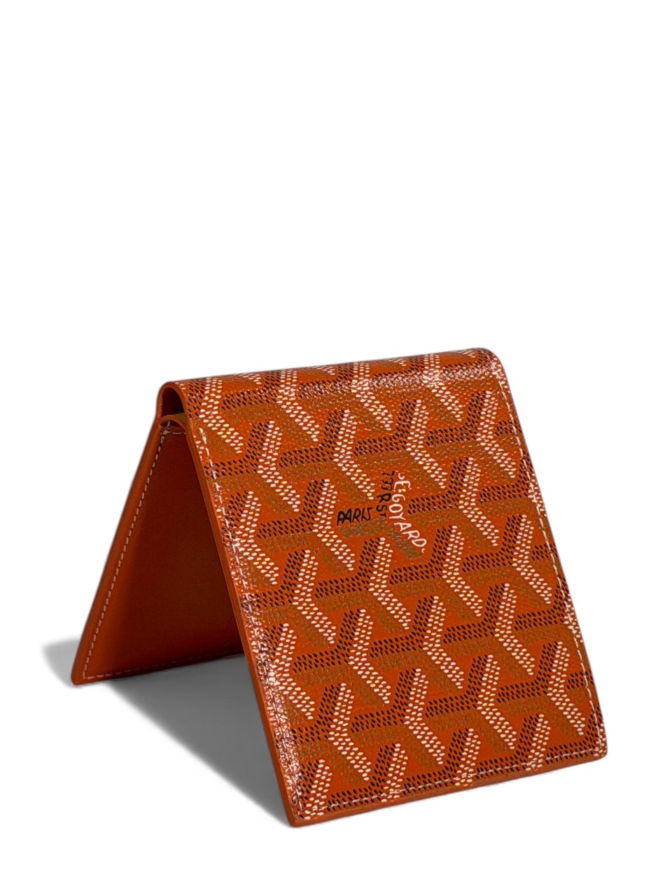 Goyard Orange Monogram Bifold Wallet 🧡✨ | Signature Parisian Luxury
