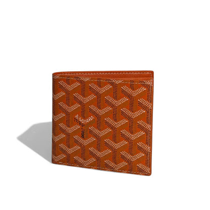 Goyard Orange Monogram Bifold Wallet 🧡✨ | Signature Parisian Luxury