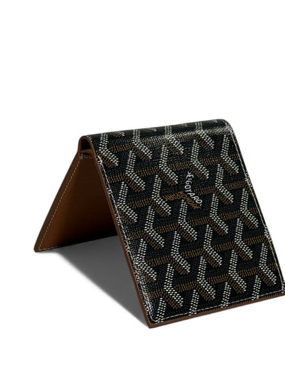 Goyard Black Monogram Bifold Wallet ✨ | Classic Tan Interior | Paris Luxury