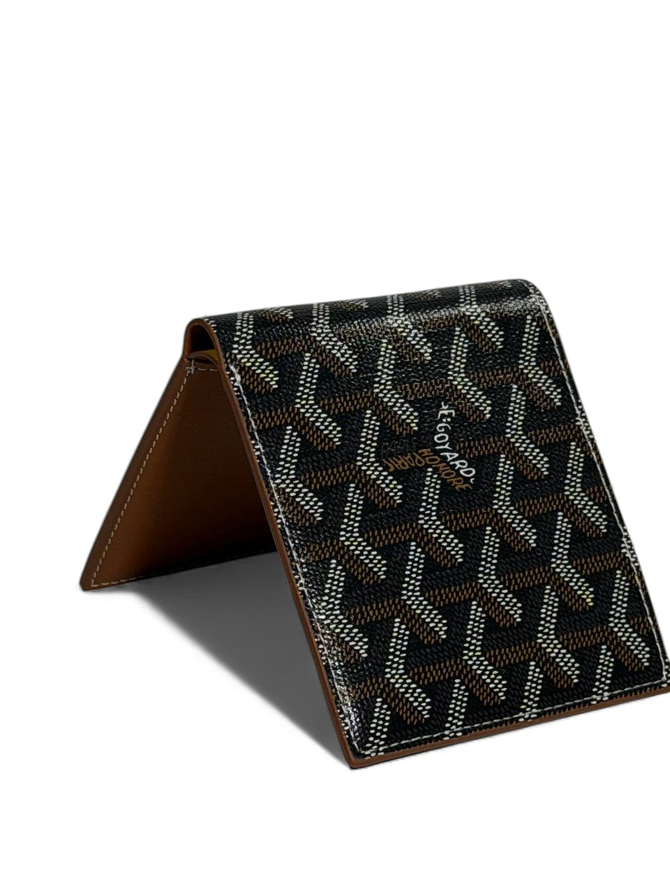 Goyard Black Monogram Bifold Wallet ✨ | Classic Tan Interior | Paris Luxury