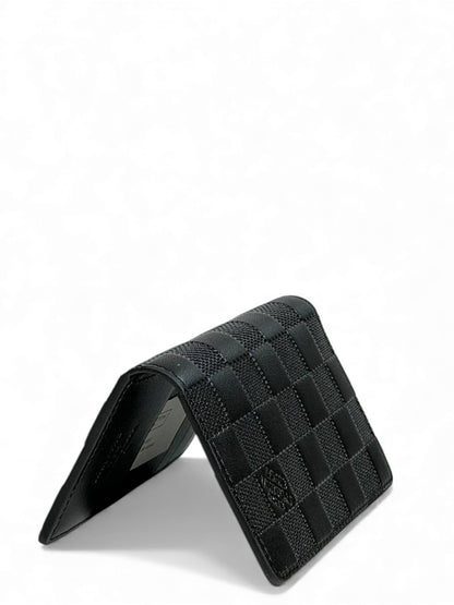 Louis Vuitton Damier Infini Black Wallet ✨ | Premium Leather | Elegant Monochrome Checkered Design