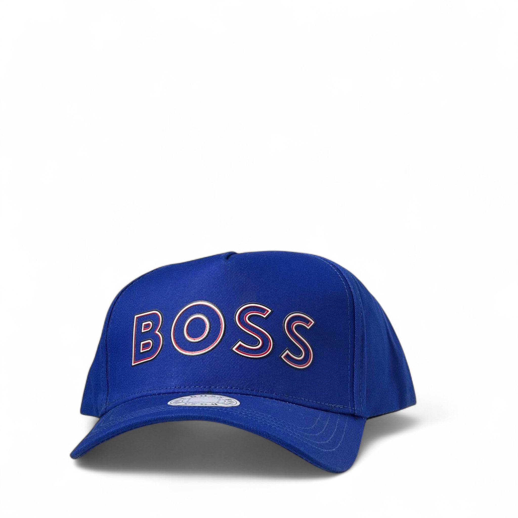 🧢 BOSS Electric Blue Logo Cap – Bold Color, Iconic Style
