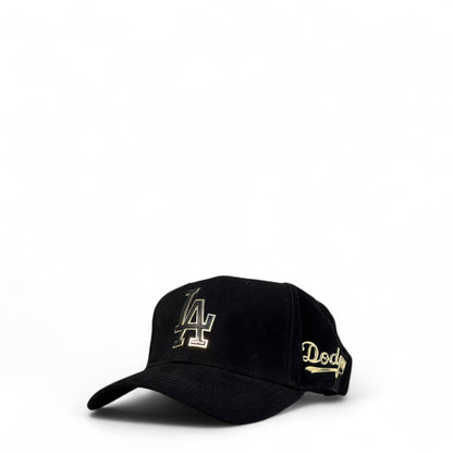 🧢 LA Dodgers Black & Gold Cap – Classic Team, Luxe Edge