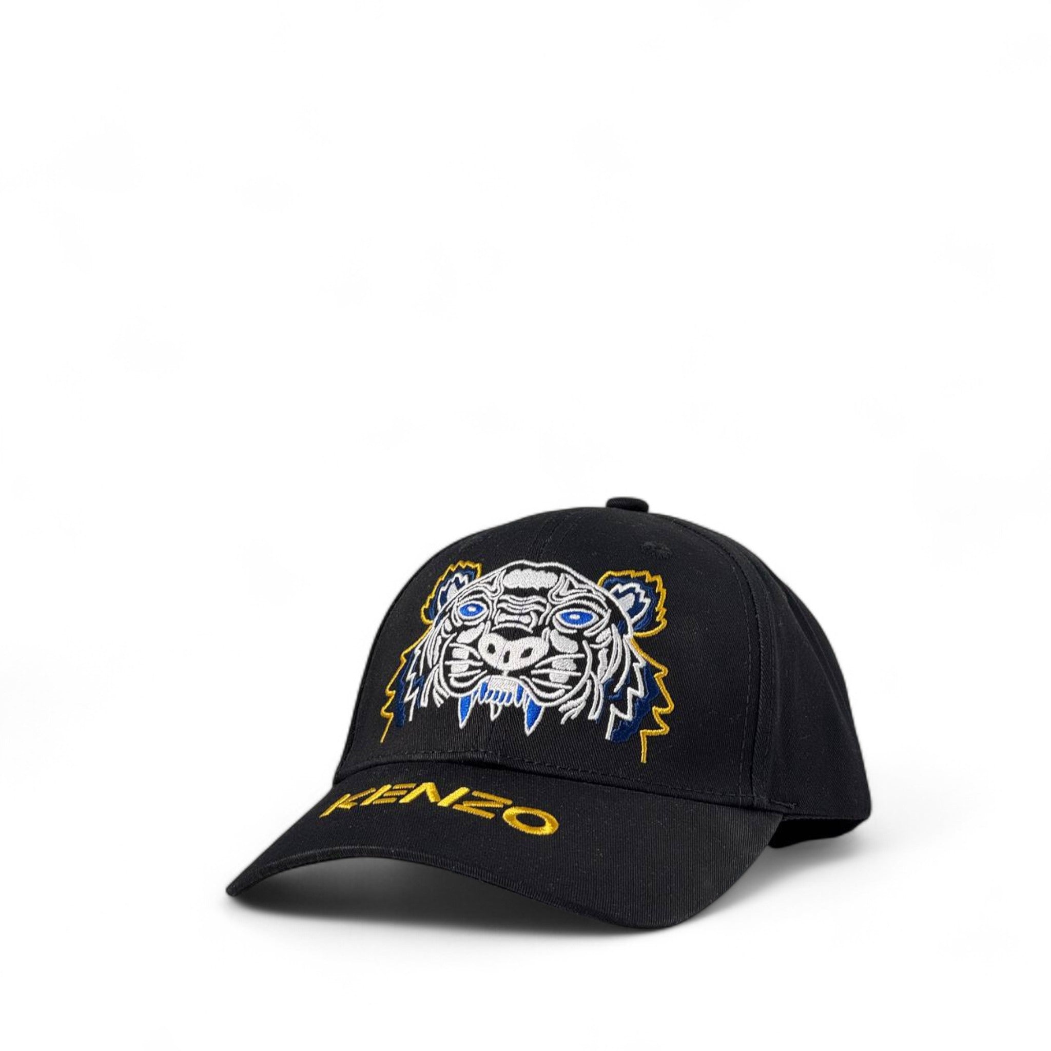 🐅 Kenzo Black Tiger Embroidered Cap – Iconic Street Luxury Boldness