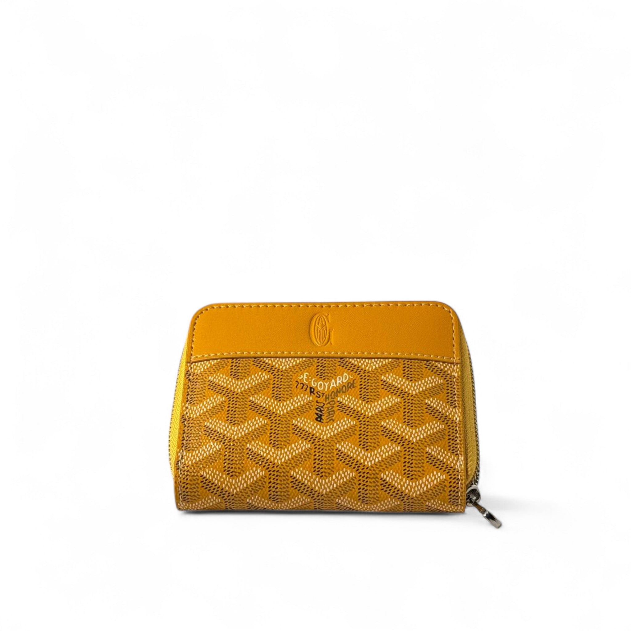 💛 Goyard Yellow Zip Wallet – Sunshine Style Meets Iconic Luxury 💛