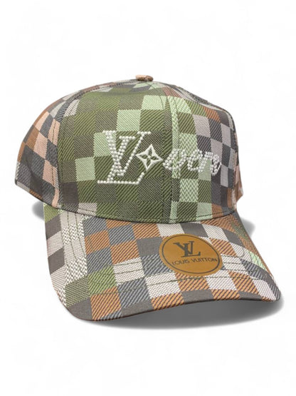 Louis Vuitton Checkered Logo Cap