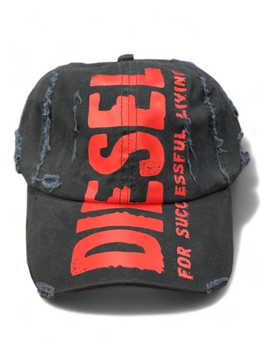 Diesel Distressed Logo Cap