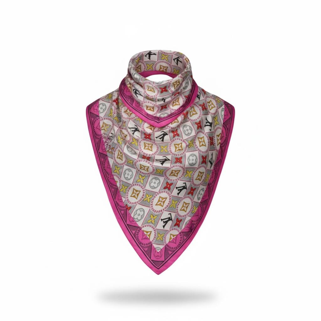 💗 Louis Vuitton Monogram Scarf & Hijab – Elegant Luxury Designer Shawl ✨