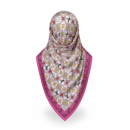 💗 Louis Vuitton Monogram Scarf & Hijab – Elegant Luxury Designer Shawl ✨