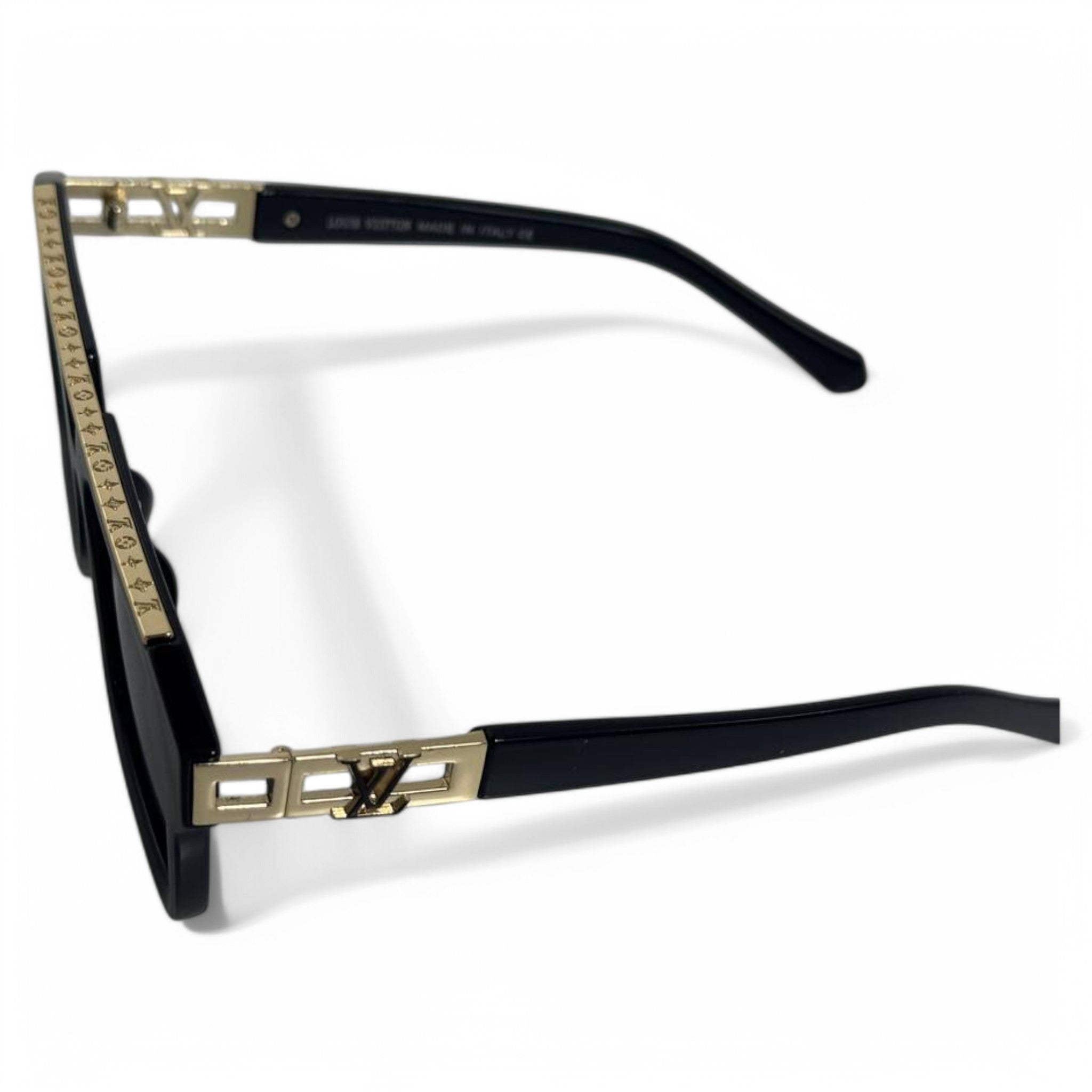 Louis Vuitton Monogram Square Sunglasses – Black & Gold
