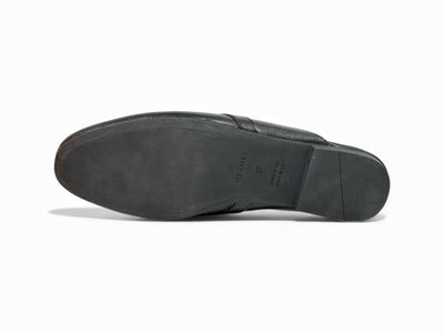 🔥 Hermès-Inspired Leather Mules – Black Luxury Edition 🔥