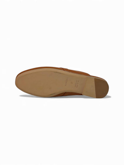 🔥 Hermès-Inspired Leather Mules – Caramel Brown Edition 🔥