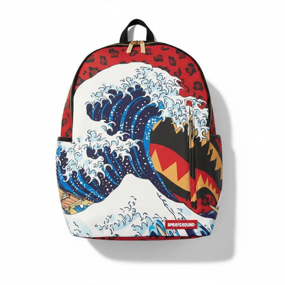 🔥 Sprayground Great Wave Shark Backpack – Limited Art Edition 🔥