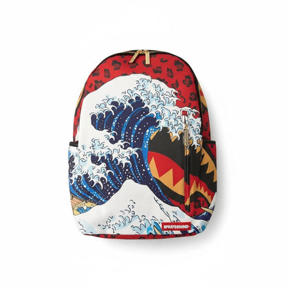 🔥 Sprayground Great Wave Shark Backpack – Limited Art Edition 🔥