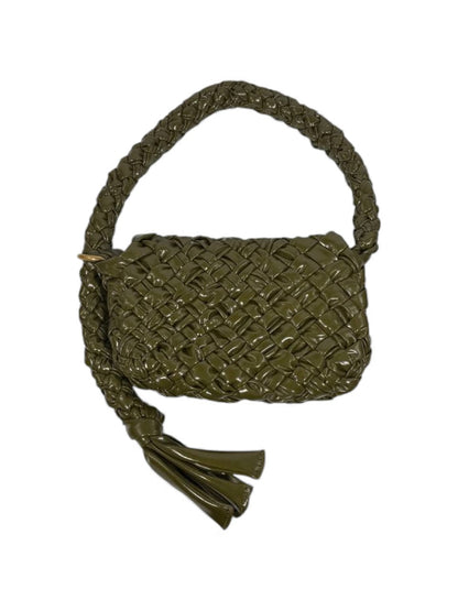 🔥 Bottega Veneta Handmade Woven Shoulder Bag – Olive Green Artisan Edition 🔥
